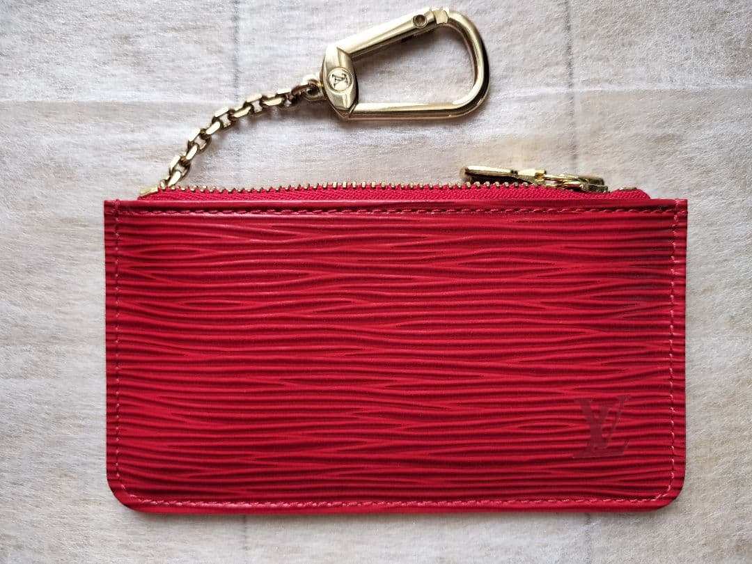 Louis Vuitton エピ キーケース ポシェットクレ ケース 赤