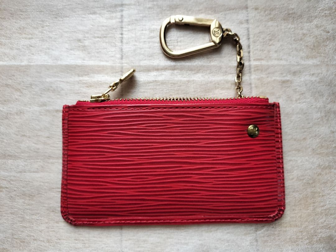 Louis Vuitton エピ キーケース ポシェットクレ ケース 赤