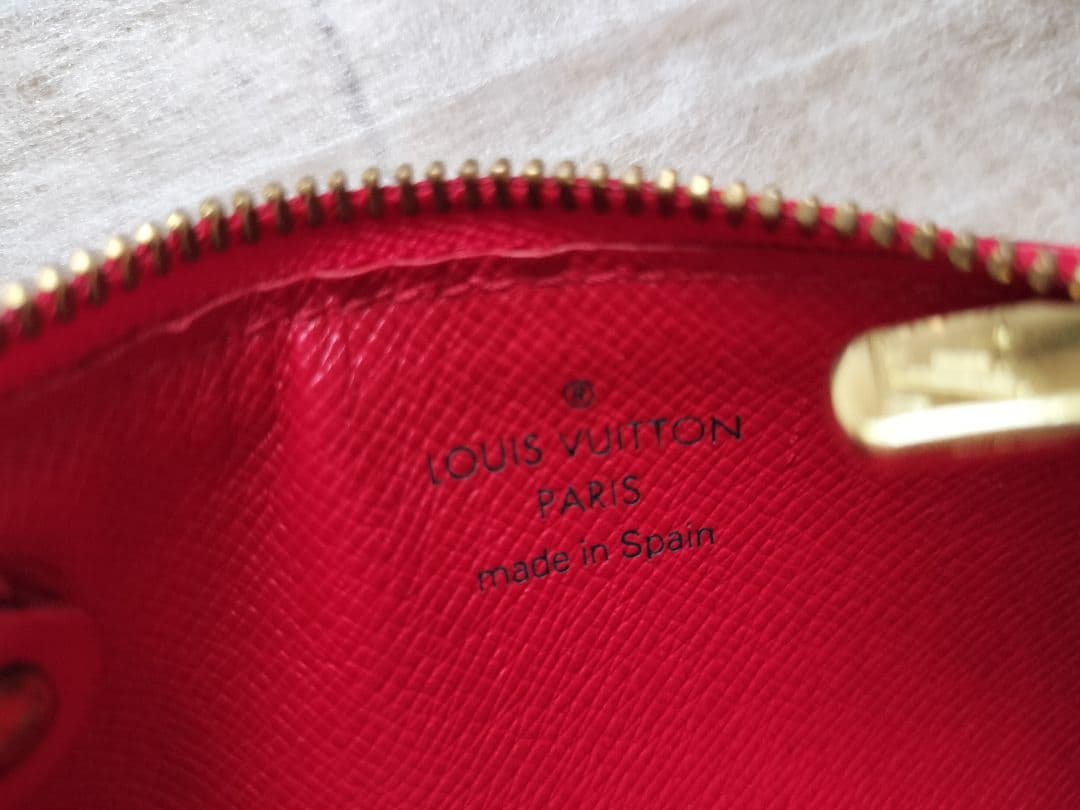 Louis Vuitton エピ キーケース ポシェットクレ ケース 赤