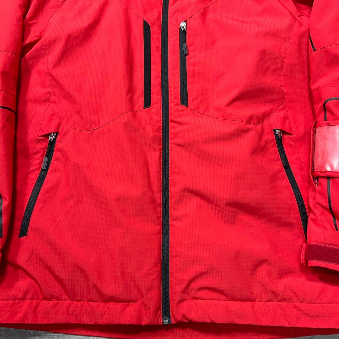 美品 DESCENTE デサント スキーウェア メンズO 近年モデル 赤×黒