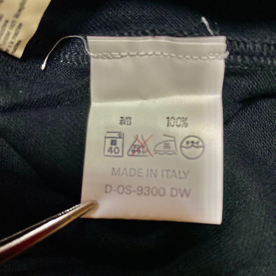 イヴ・サンローラン 長袖 ポロシャツ ワンポイント刺繍 ブラック YSL 新品