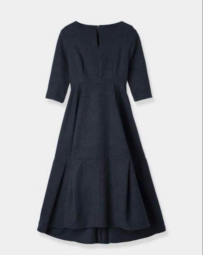 【新品】ローブブラン　Keyneck Jacquard Dress Sサイズ