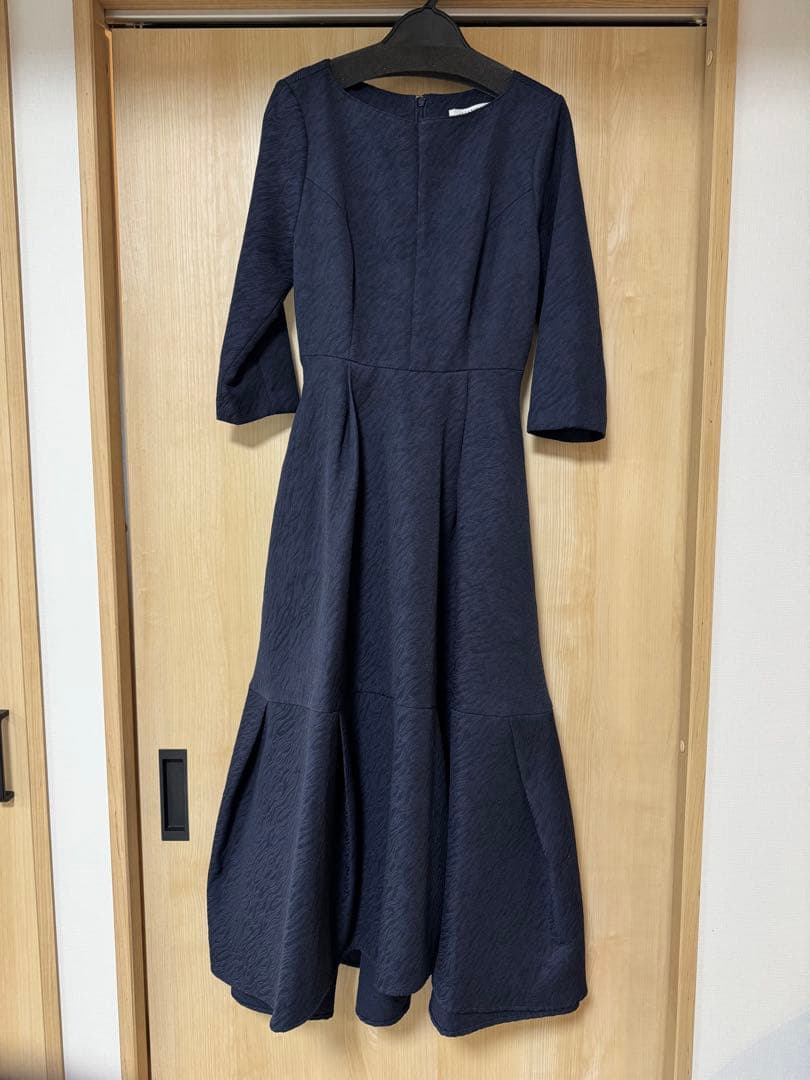 【新品】ローブブラン　Keyneck Jacquard Dress Sサイズ