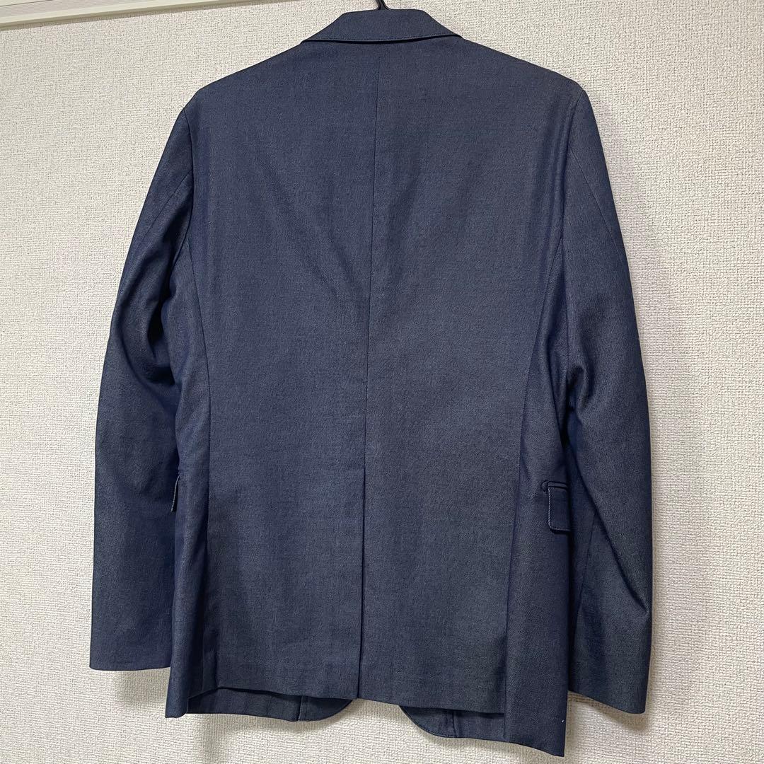 BEAMS HEART メンズスーツ　3点セット　デニム風　クリーニング済み