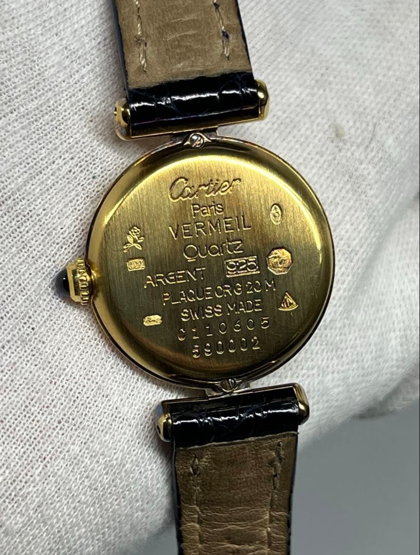 Cartier カルティエ マストコリゼ ヴェルメイユ アイボリレディース腕時計