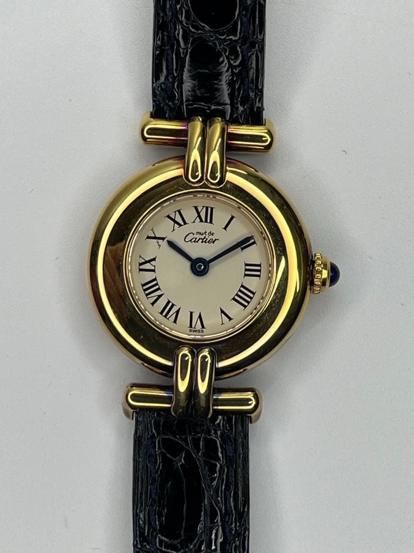 Cartier カルティエ マストコリゼ ヴェルメイユ アイボリレディース腕時計