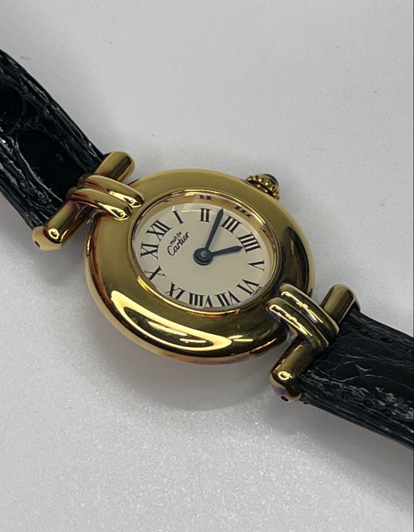 Cartier カルティエ マストコリゼ ヴェルメイユ アイボリレディース腕時計