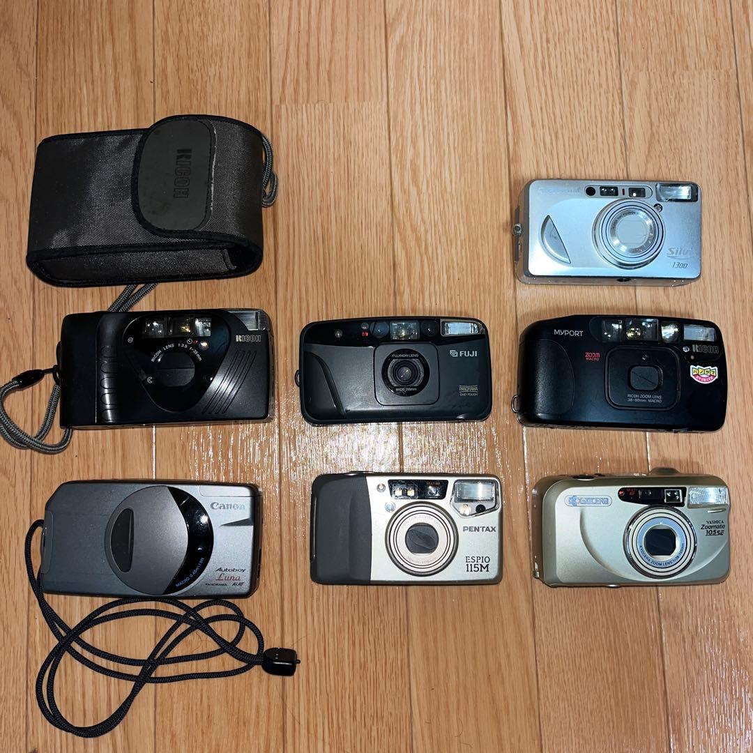 コンパクトフィルムカメラ　7台セット　通電確認済　一部ジャンク品も有　その②