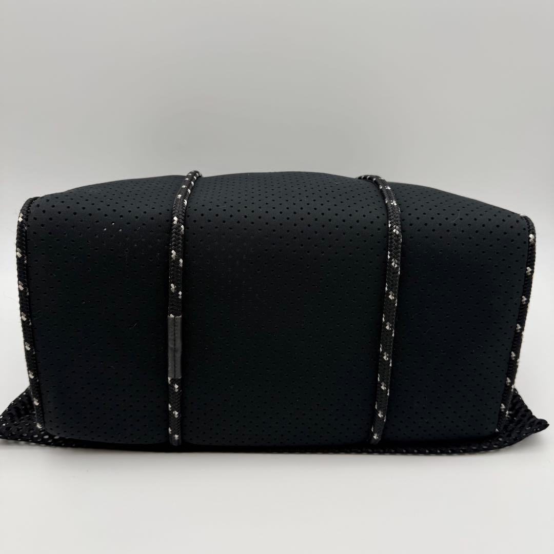 【極美品】ステイトオブエスケープ トートバッグ ポーチ付き 黒 A4可 軽量