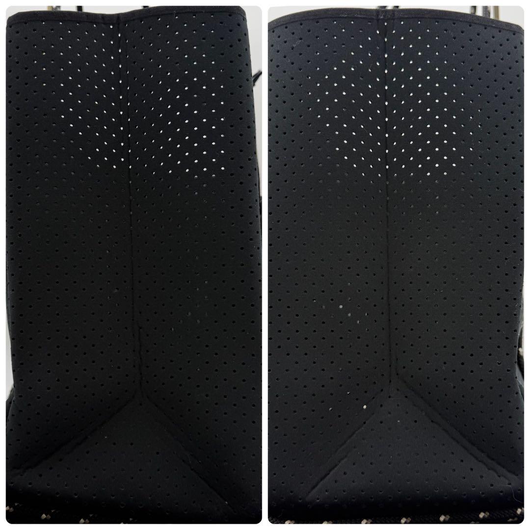 【極美品】ステイトオブエスケープ トートバッグ ポーチ付き 黒 A4可 軽量