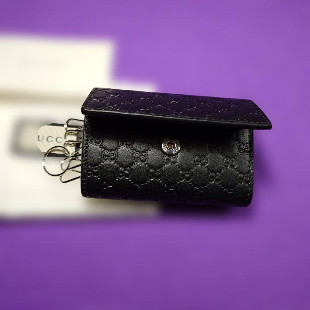 GUCCIブラックキーケース