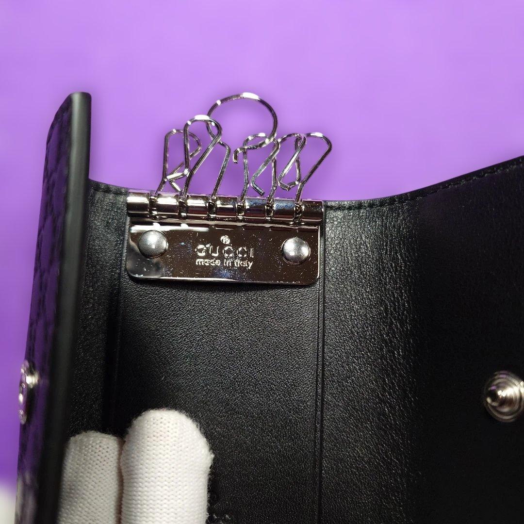 GUCCIブラックキーケース
