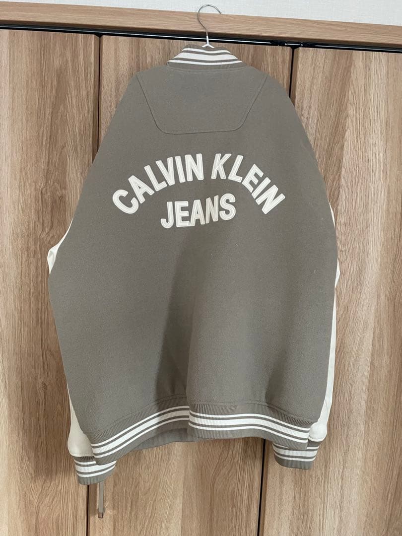 カルバンクライン スタジャン ボンバージャケット XL 年末年始セール