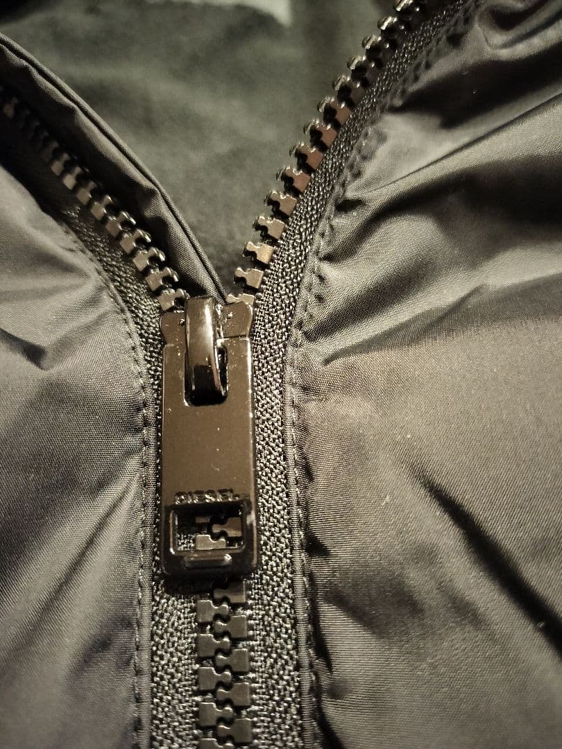 DIESEL*サイズ14*中綿ダウン*フードロゴデザイン**