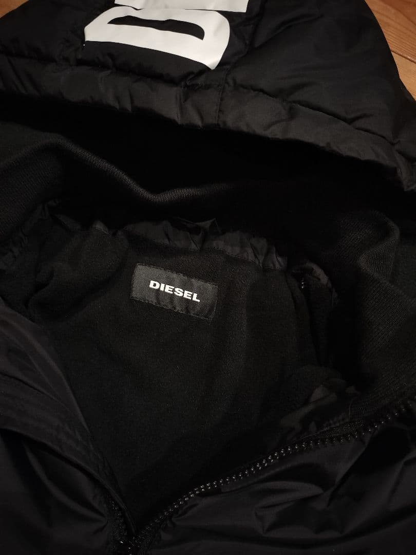 DIESEL*サイズ14*中綿ダウン*フードロゴデザイン**