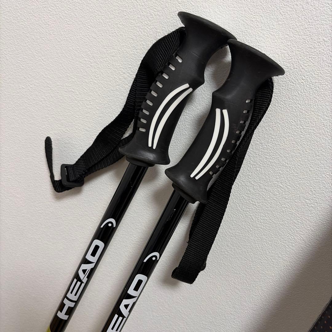 HEAD V-SHAPE V2 163cm スキー板 ストック&ブーツセット