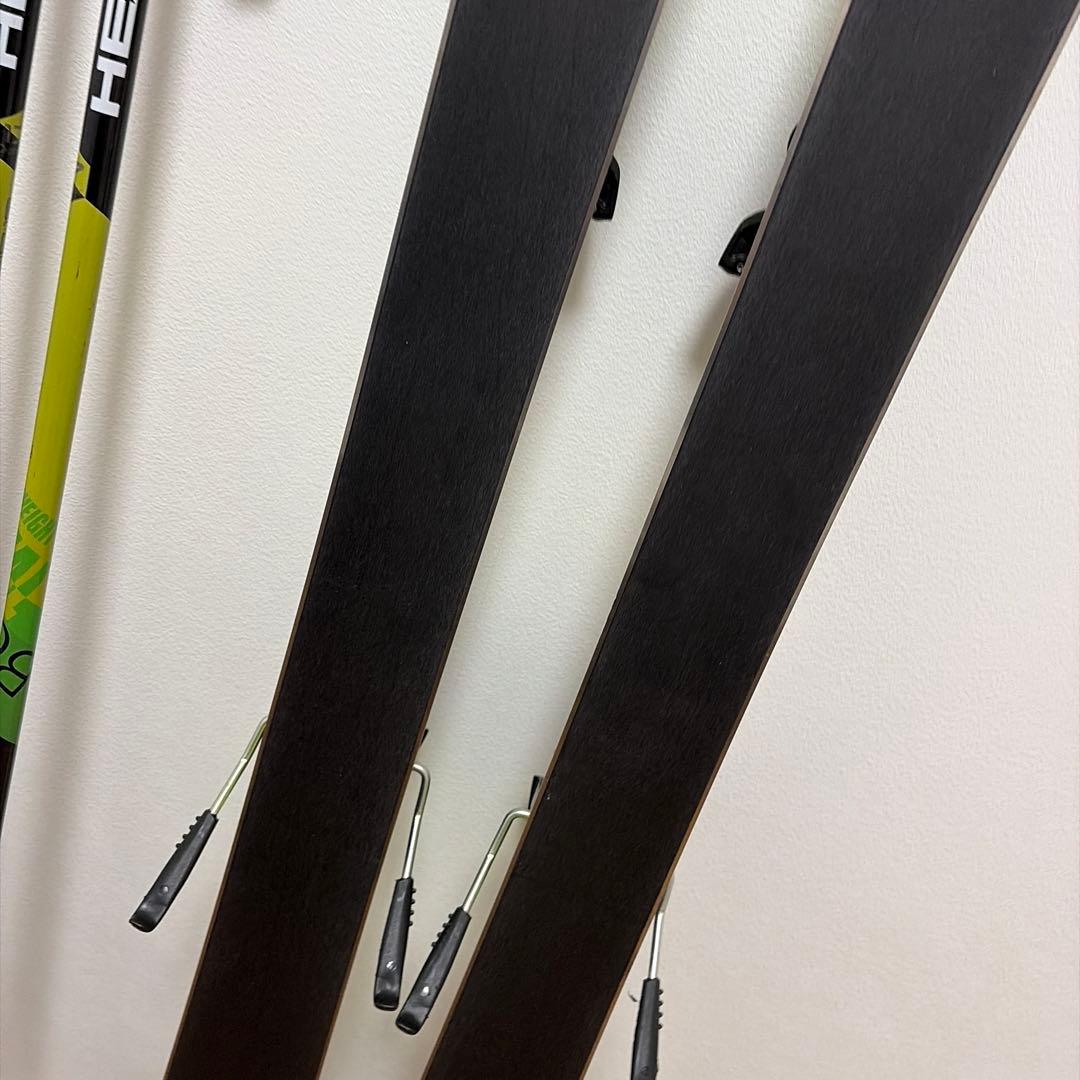 HEAD V-SHAPE V2 163cm スキー板 ストック&ブーツセット