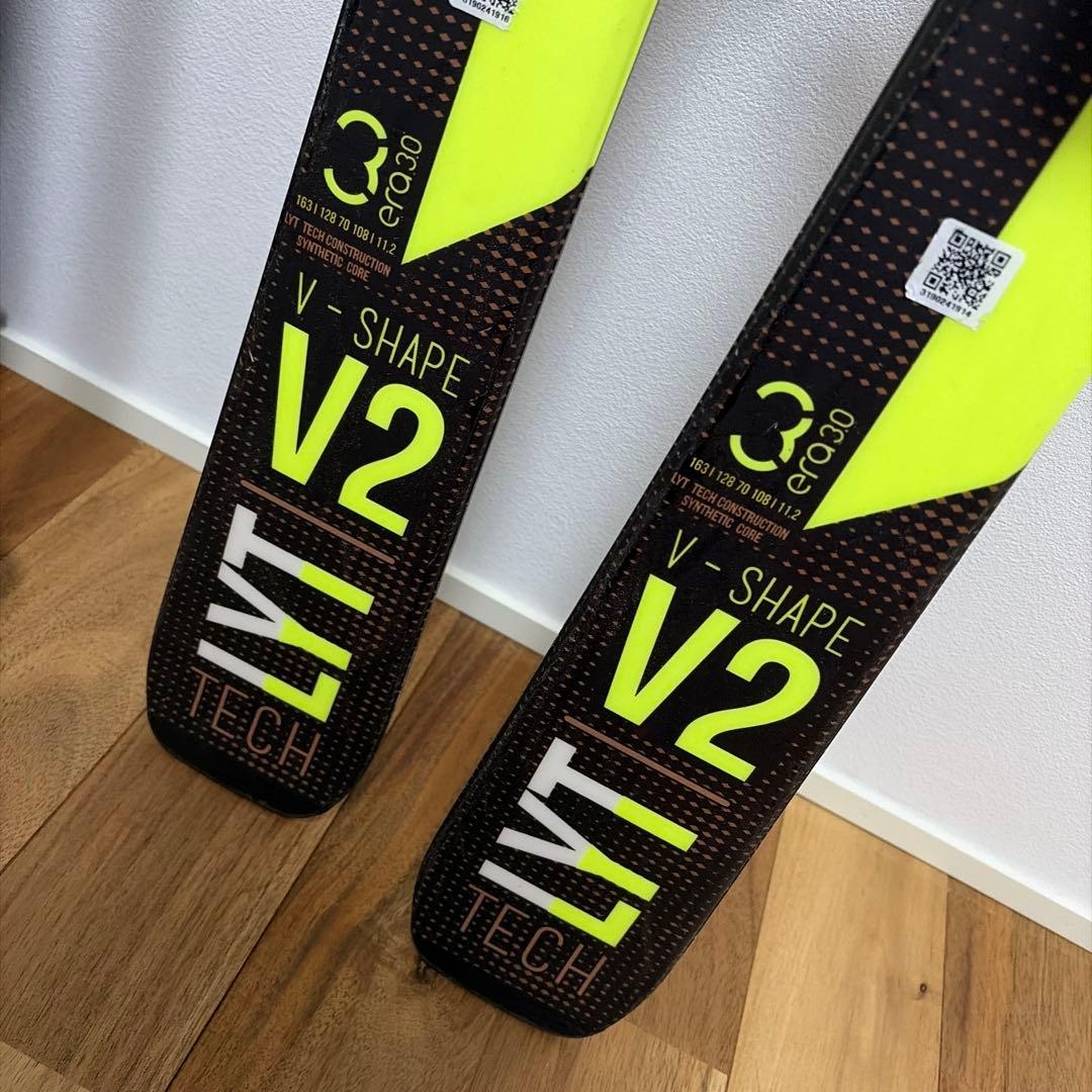 HEAD V-SHAPE V2 163cm スキー板 ストック&ブーツセット