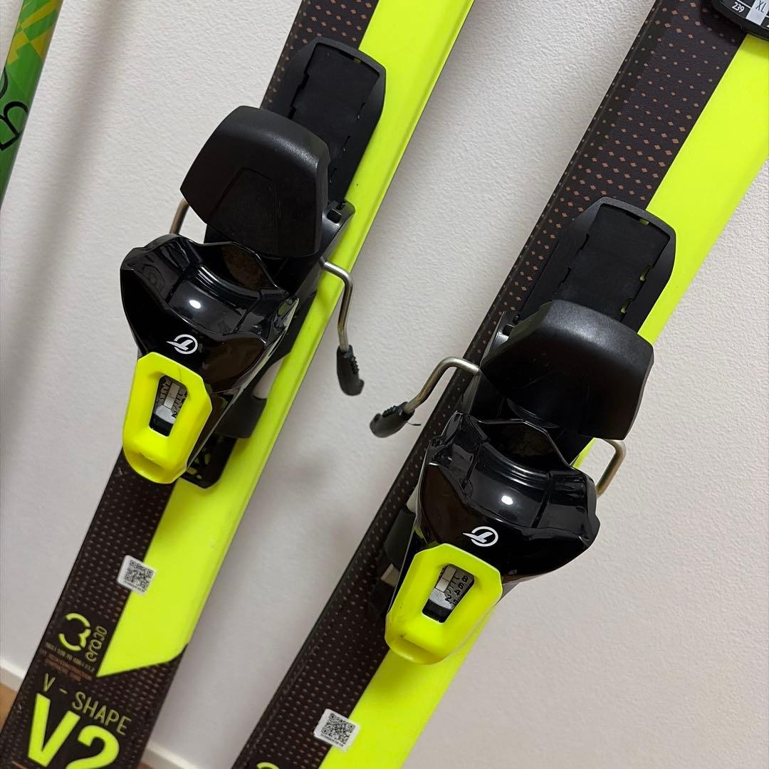 HEAD V-SHAPE V2 163cm スキー板 ストック&ブーツセット