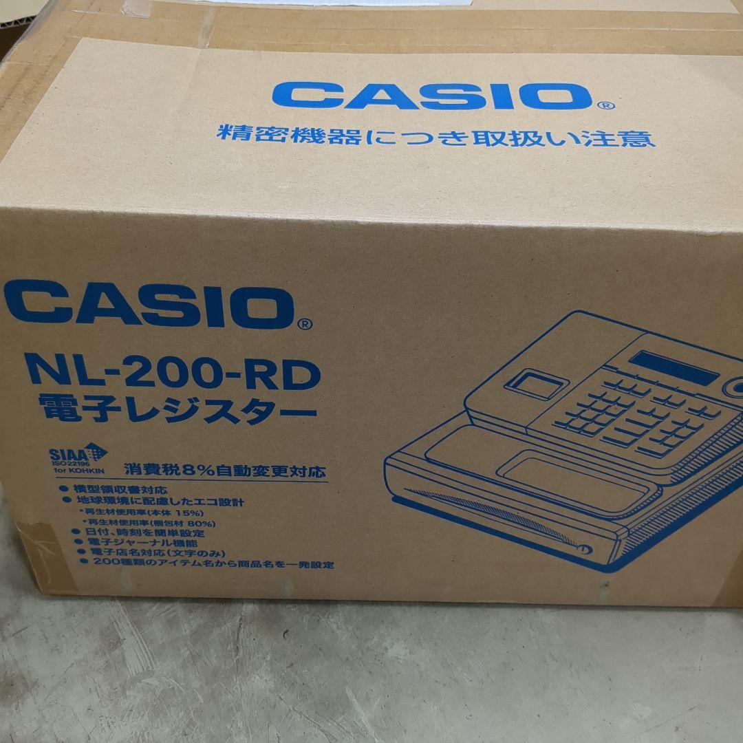 カシオ　電子レジスター　NL−200 ＲＤ 赤　未使用品