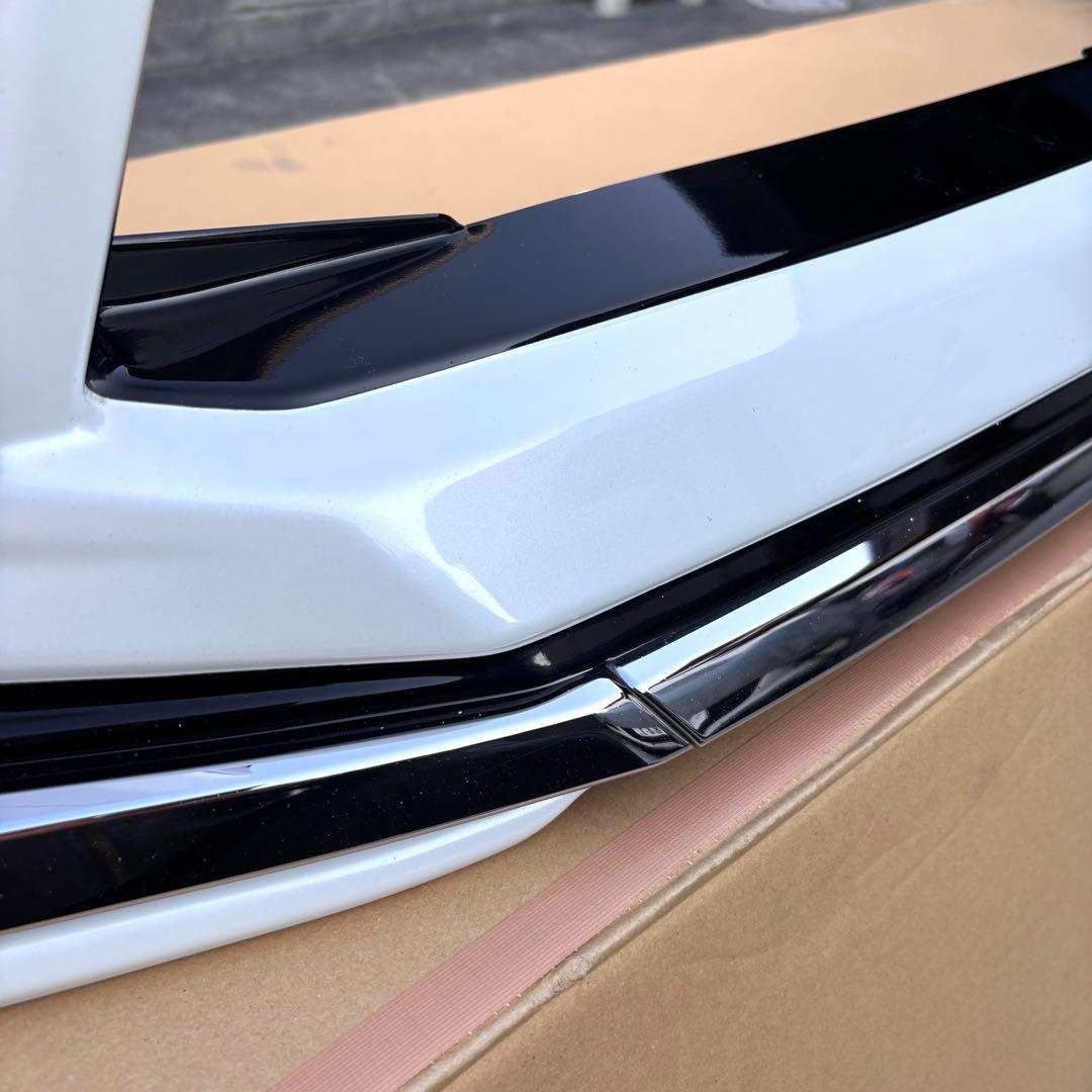 【サスケ】80ヴォクシー モデリスタ フロントスポイラー パールホワイト