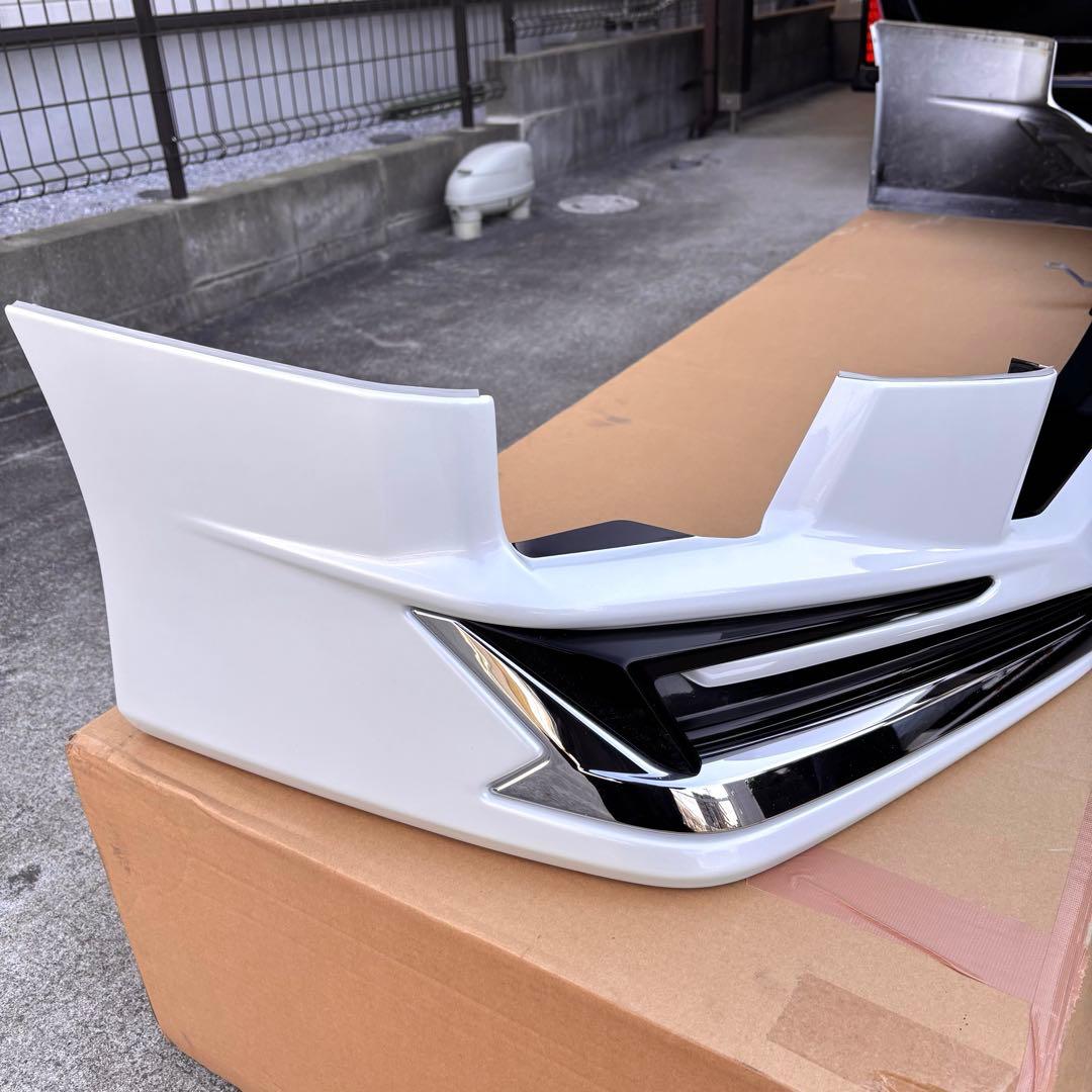 【サスケ】80ヴォクシー モデリスタ フロントスポイラー パールホワイト