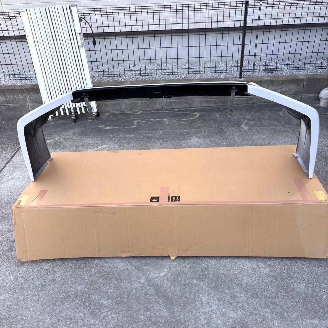 【サスケ】80ヴォクシー モデリスタ フロントスポイラー パールホワイト