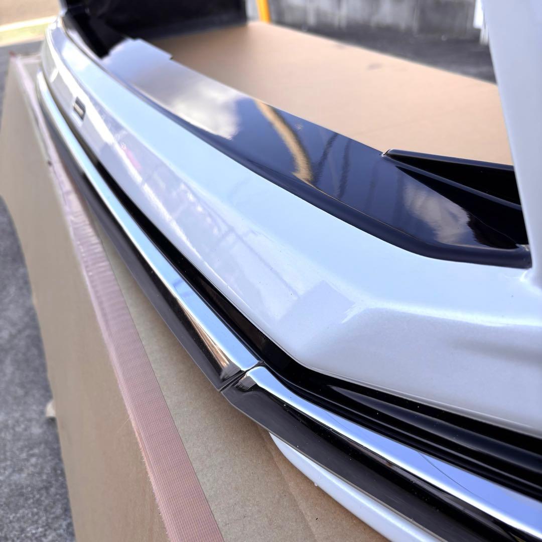 【サスケ】80ヴォクシー モデリスタ フロントスポイラー パールホワイト