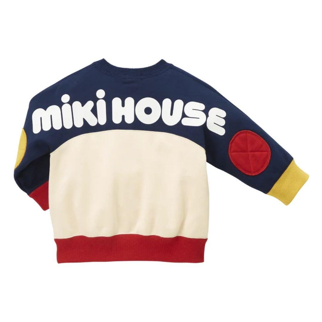 【MIKI HOUSE】新品未使用　カラフルトレーナー　現行品