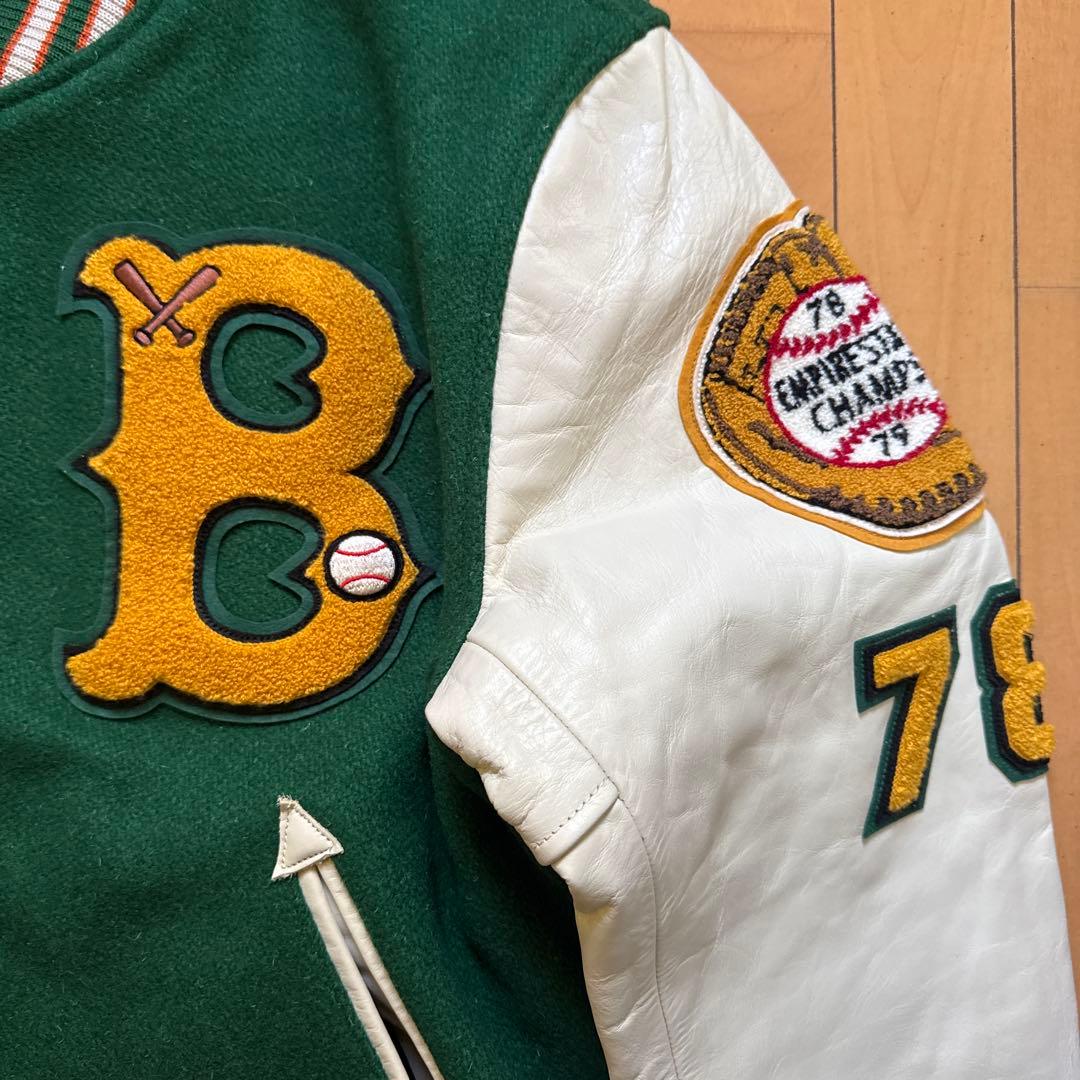 【美品】WHITESVILLE スタジャン セミデコ 美品 42