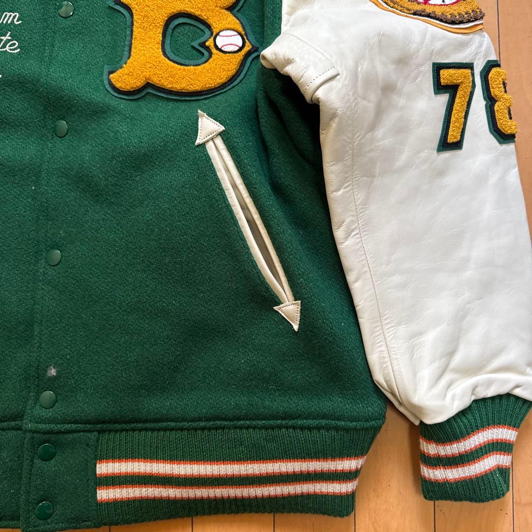 【美品】WHITESVILLE スタジャン セミデコ 美品 42