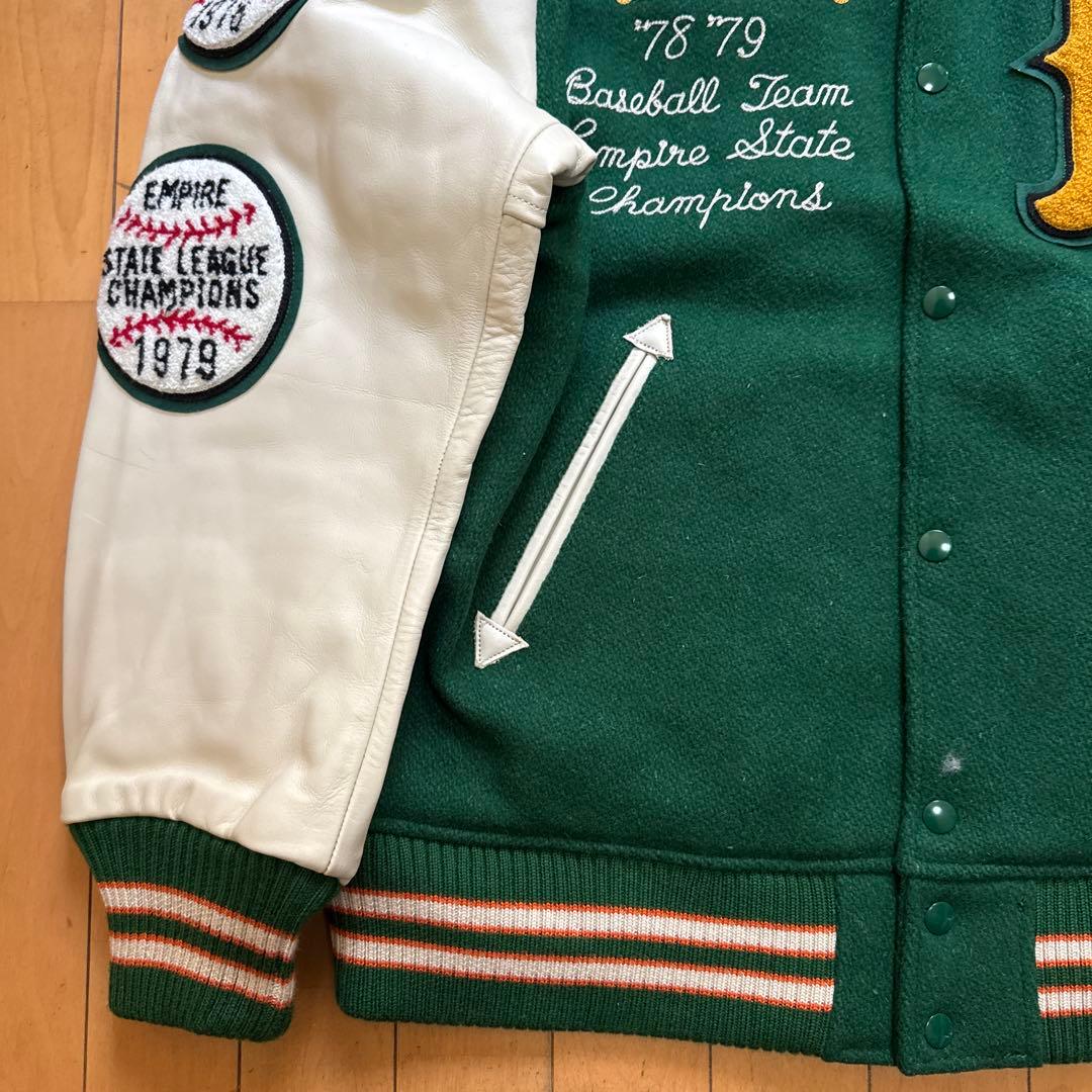 【美品】WHITESVILLE スタジャン セミデコ 美品 42