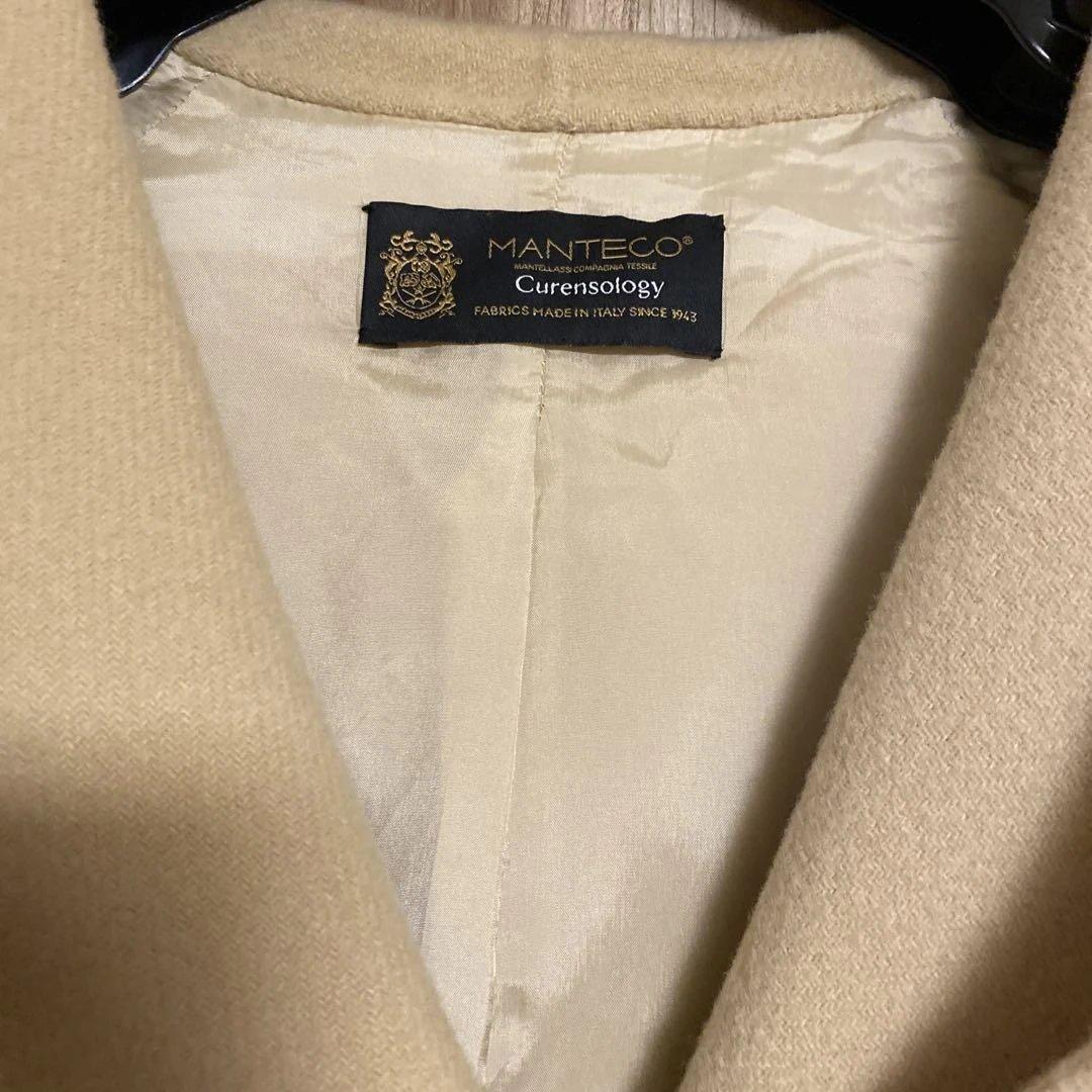 カレンソロジー　Manteco フード付きベージュコート