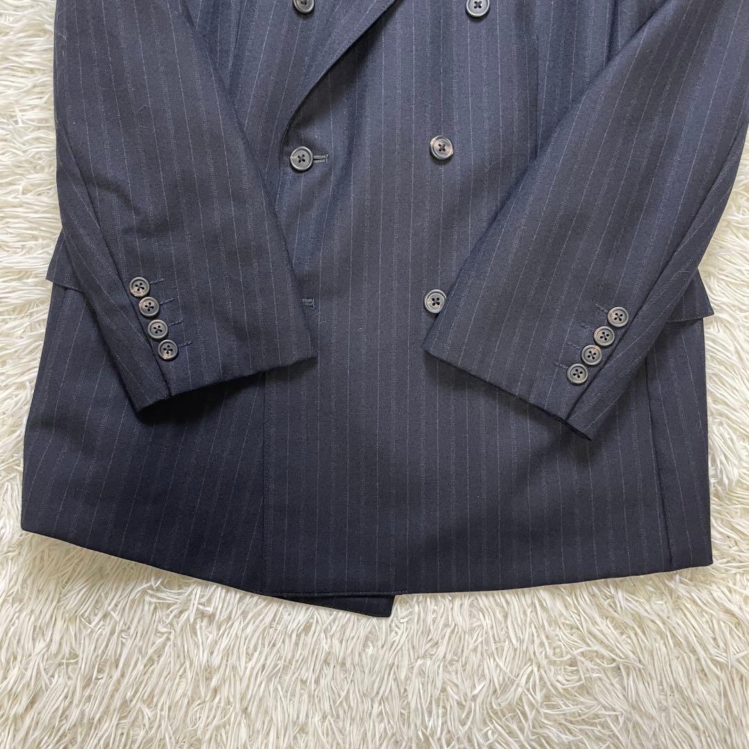 け*ん様 美品 Jプレス ストライプ スーツ セットアップ ダブルブレスト L相