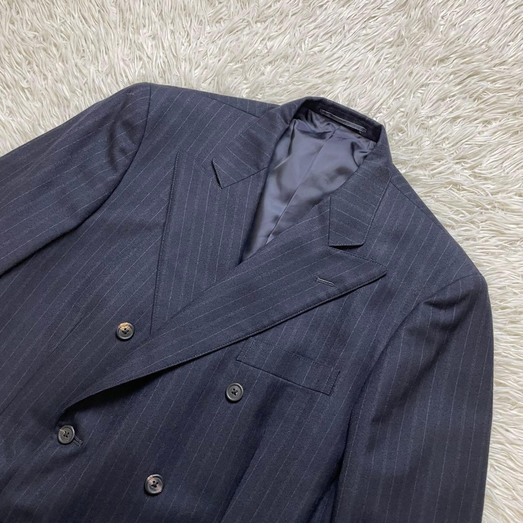 け*ん様 美品 Jプレス ストライプ スーツ セットアップ ダブルブレスト L相