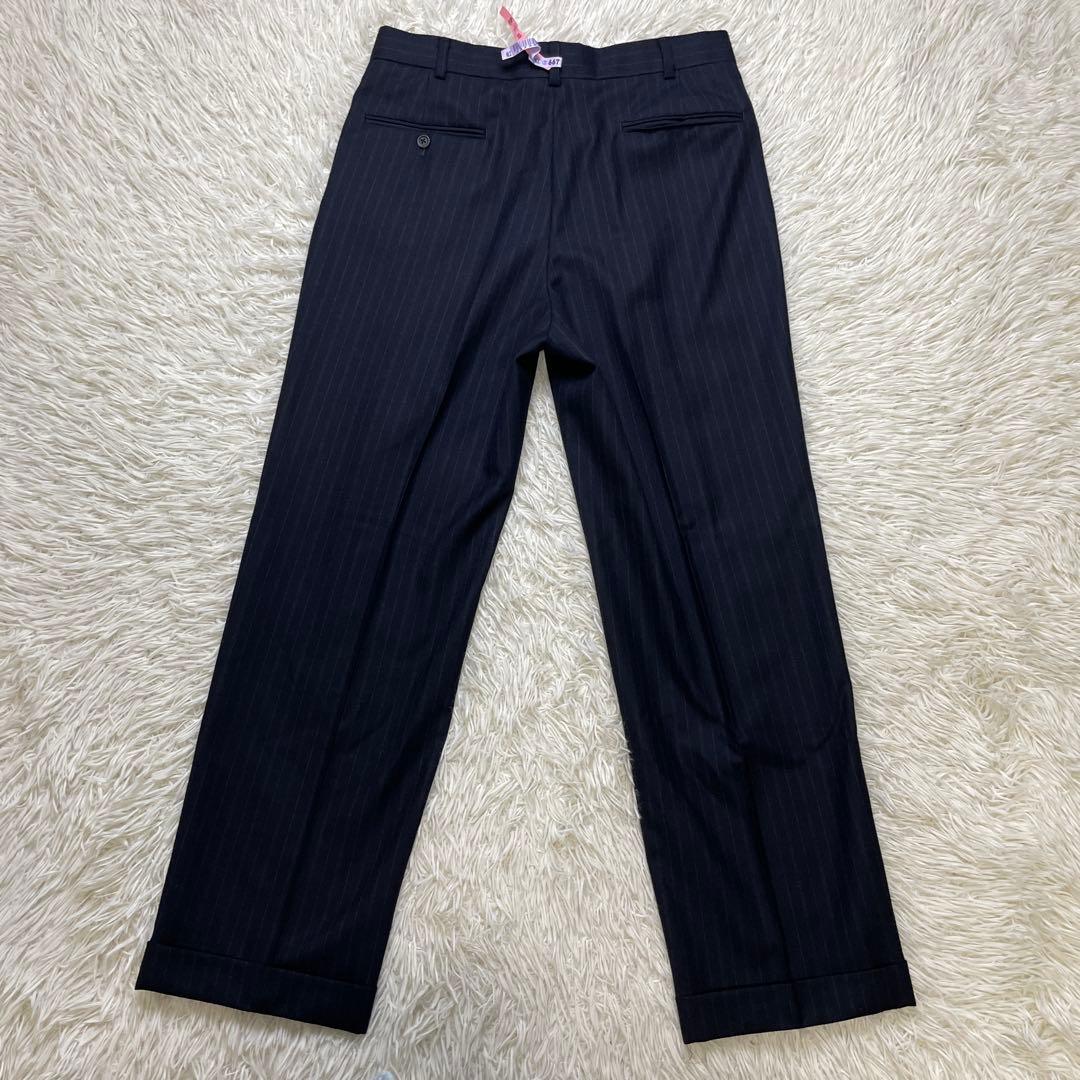 け*ん様 美品 Jプレス ストライプ スーツ セットアップ ダブルブレスト L相