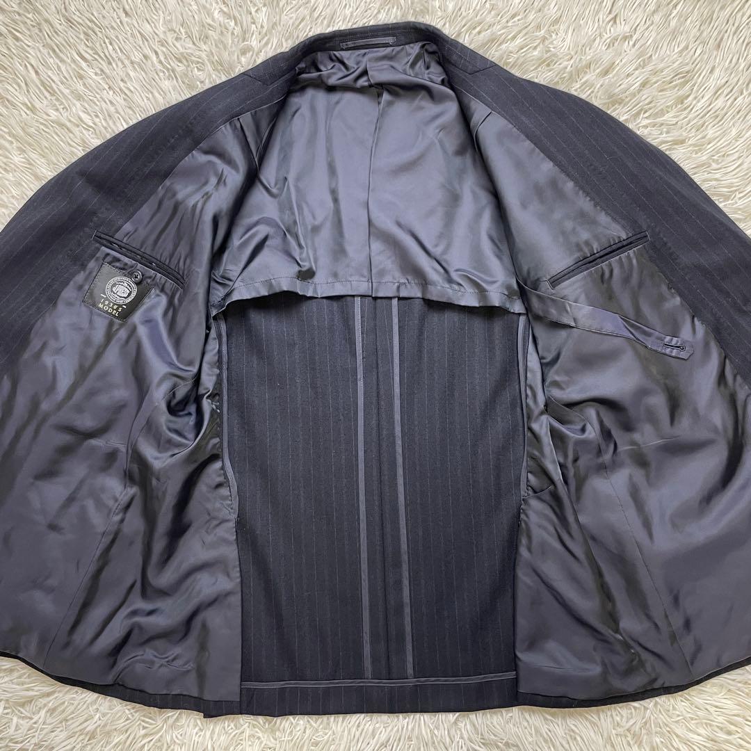 け*ん様 美品 Jプレス ストライプ スーツ セットアップ ダブルブレスト L相