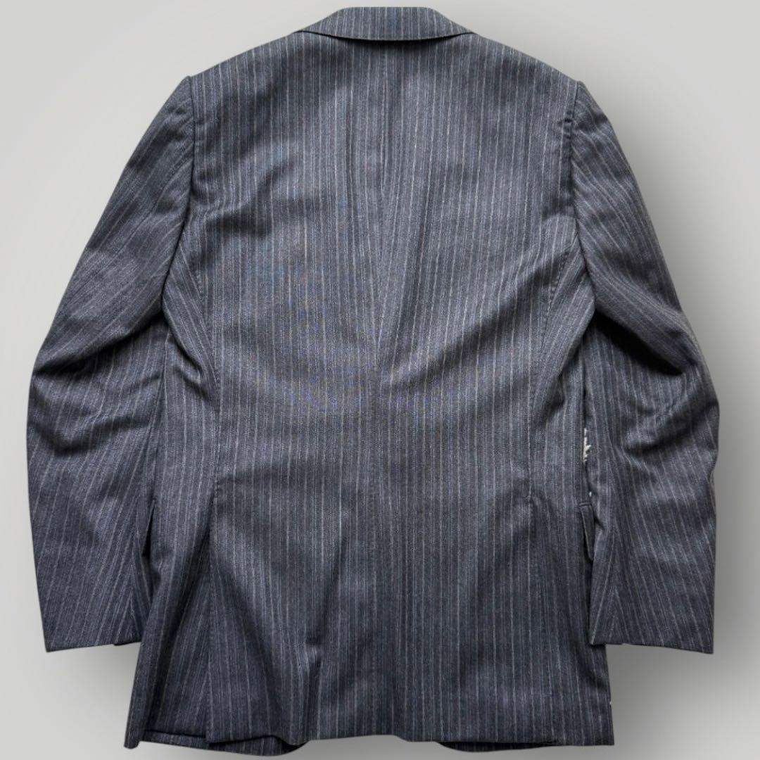 美品 TOMORROW LAND ロロピアーナ セットアップ スーツ チャコール