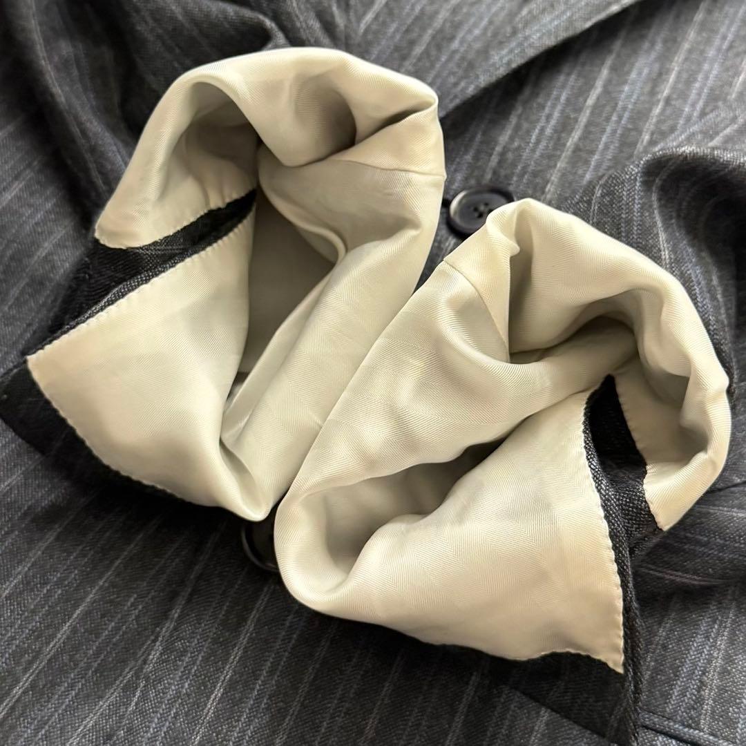 美品 TOMORROW LAND ロロピアーナ セットアップ スーツ チャコール