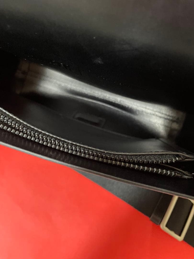 カンペール　ショルダーバッグ　黒　レザー