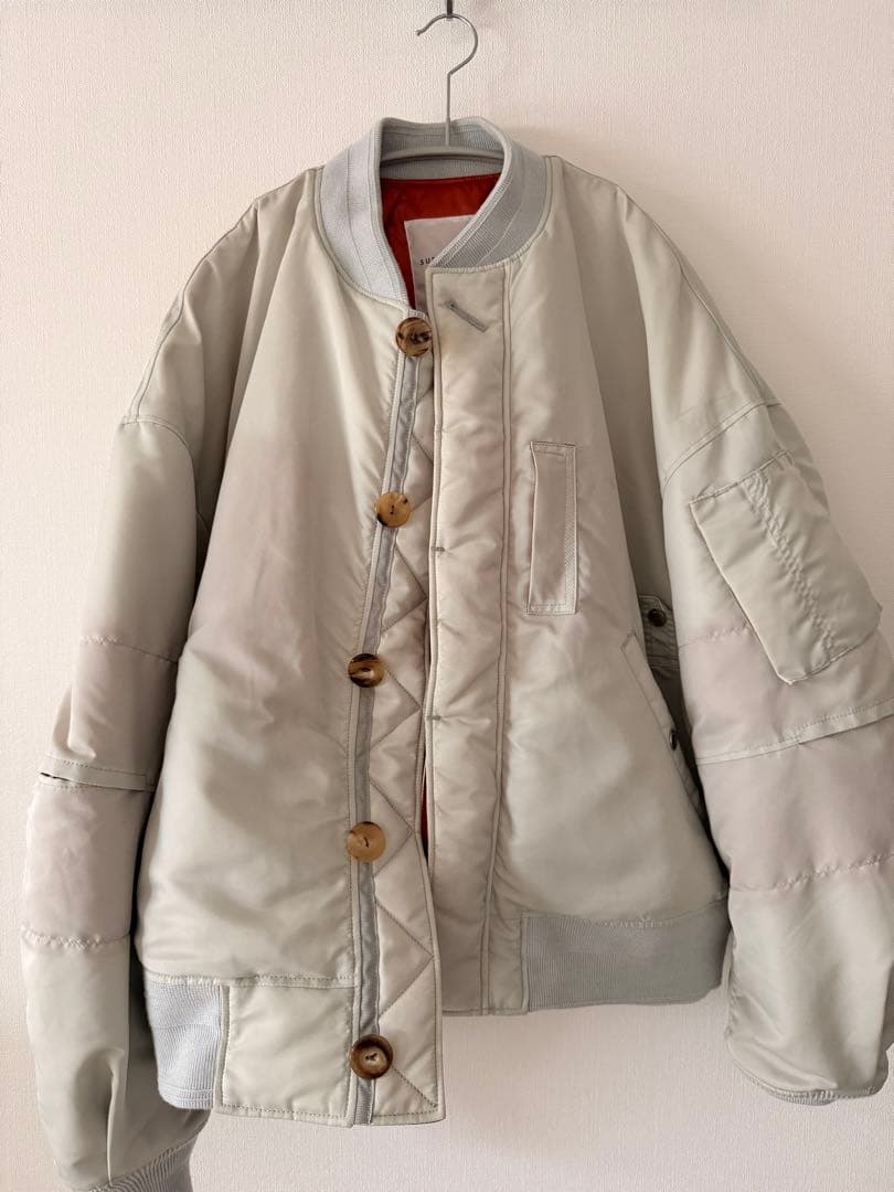 SUBLATIONS MA-1 フライトジャケット ホワイト