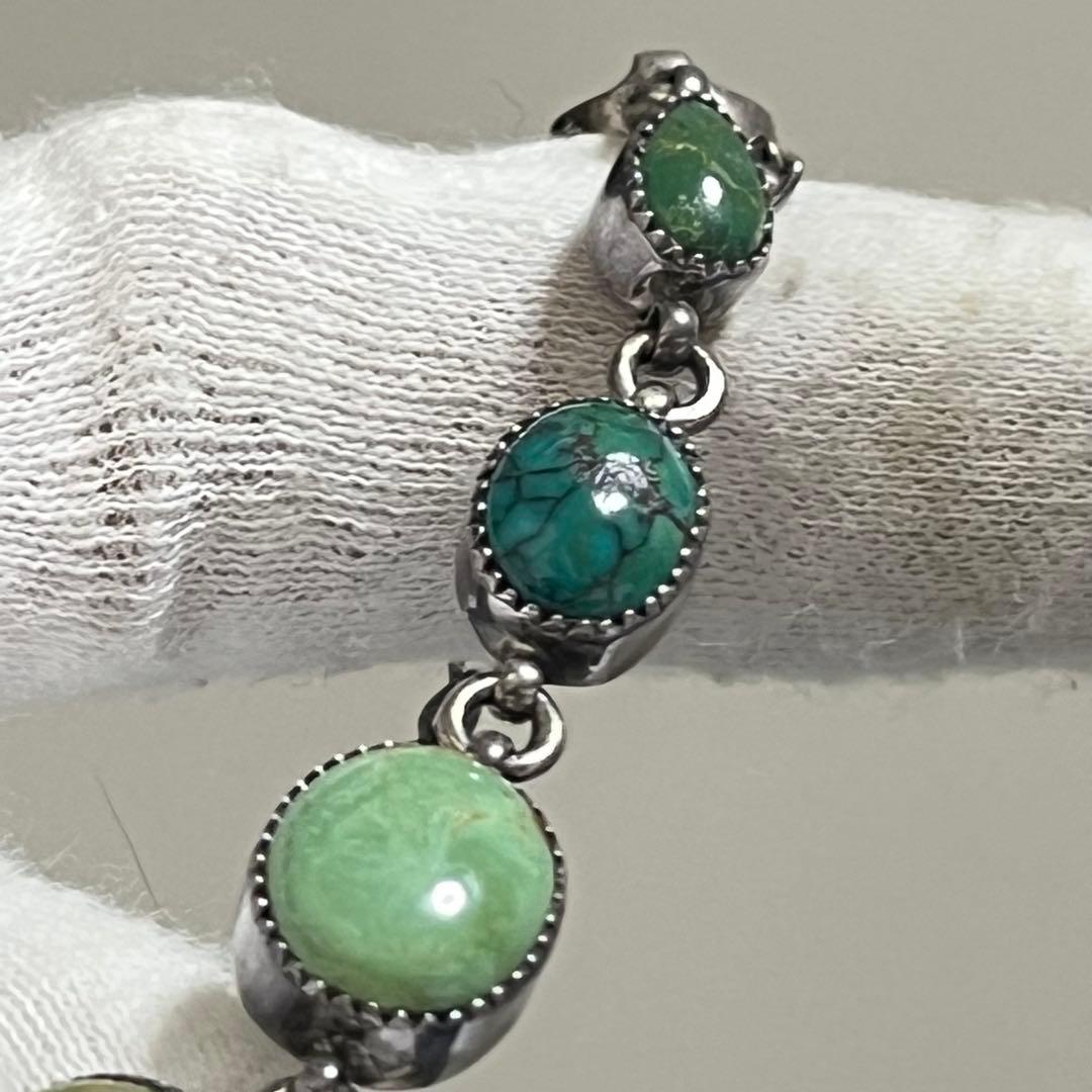 ジュエリーウォッチ　動作品　シルバー装飾　天然石風　一点もの　アクセサリー感覚