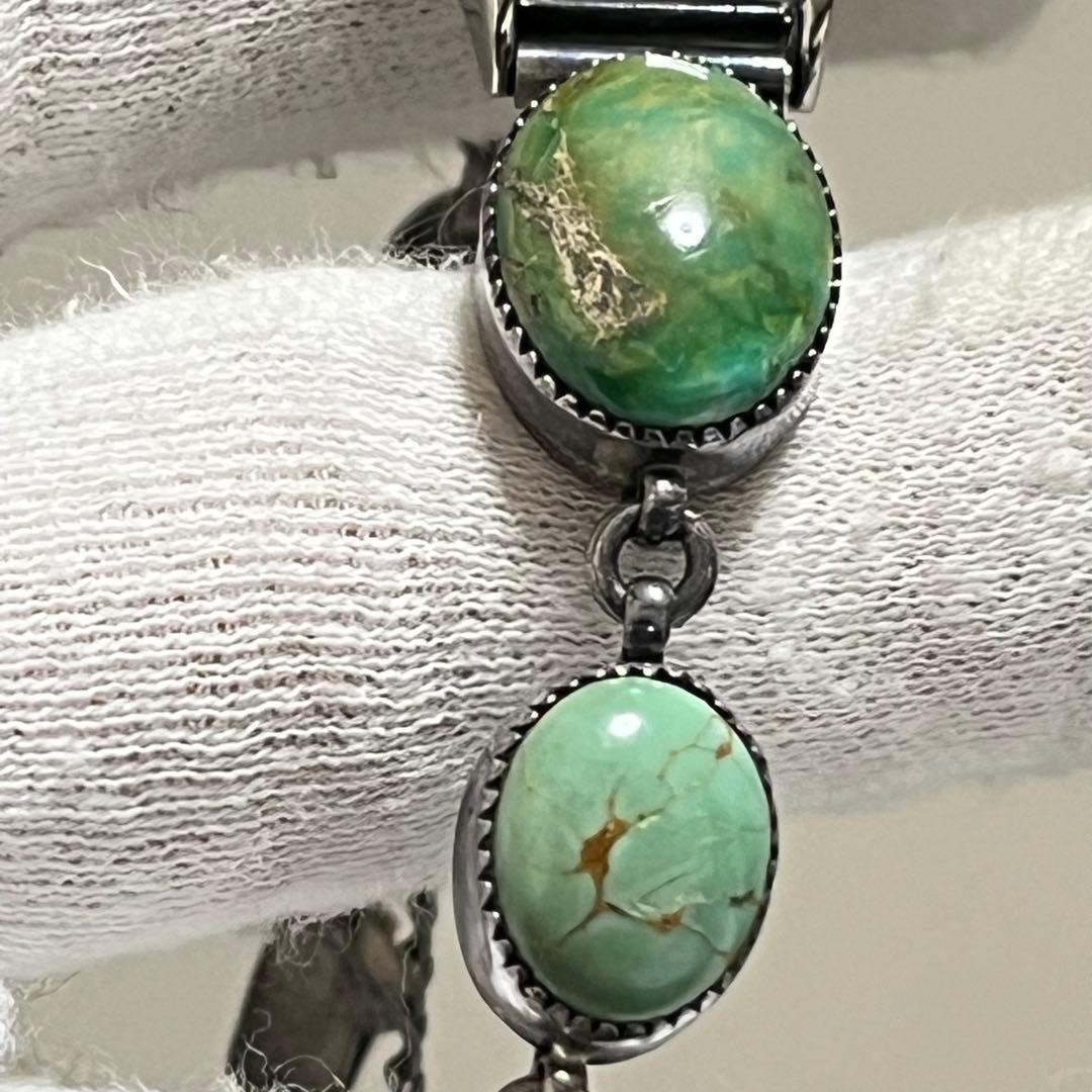 ジュエリーウォッチ　動作品　シルバー装飾　天然石風　一点もの　アクセサリー感覚