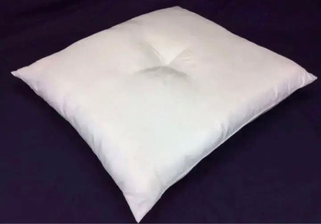 ヌード座布団 55×59㎝ 中身本体 5枚座布団カバーブラウン5枚