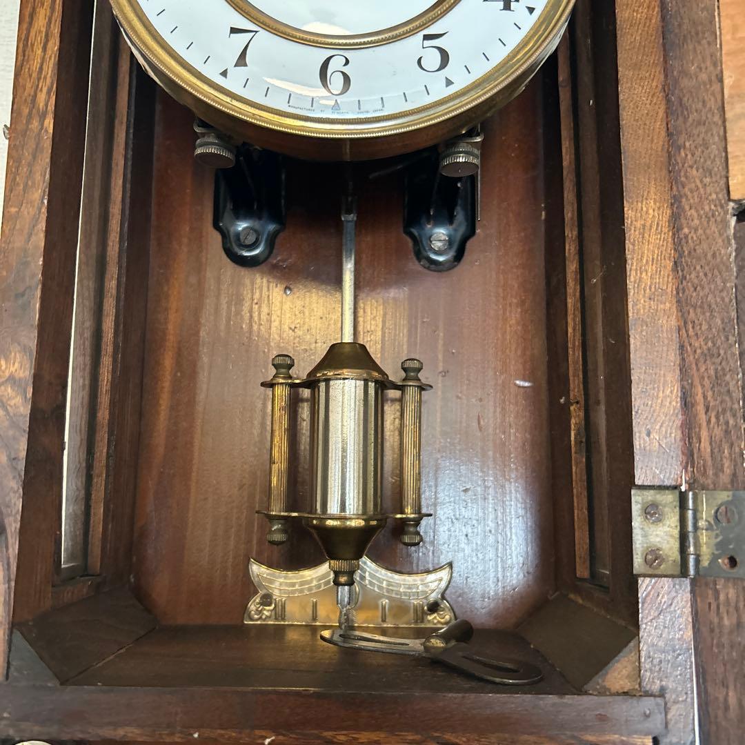 大正期の精工舎お座敷時計、高級時計、香箱