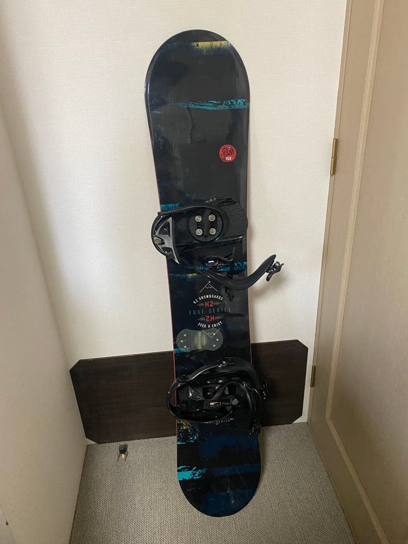 K2 FUSEスノーボード152バインディング付きケースセット