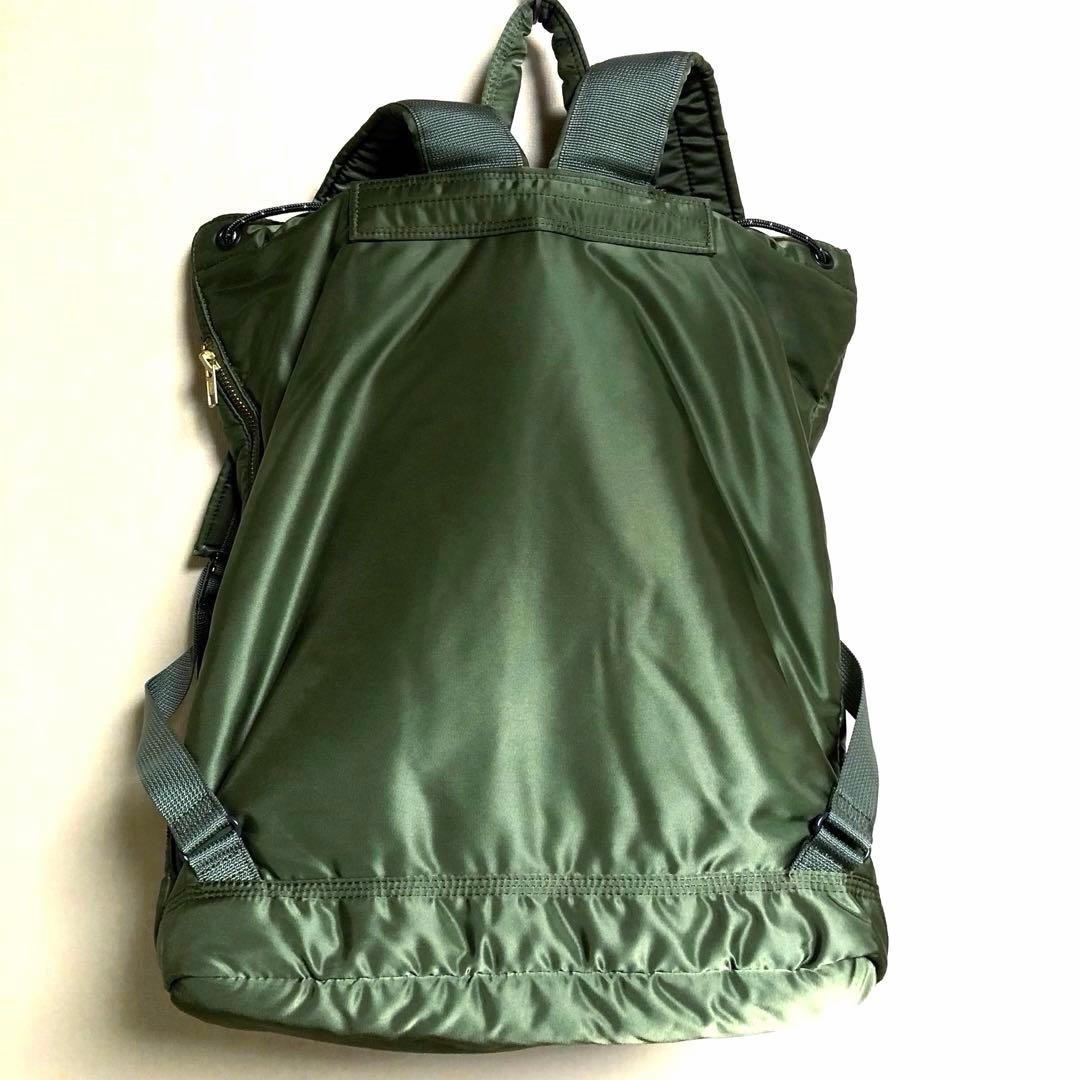 新品同様✨希少 ポーター タンカー リュック 大容量 A4可 セージ 吉田カバン