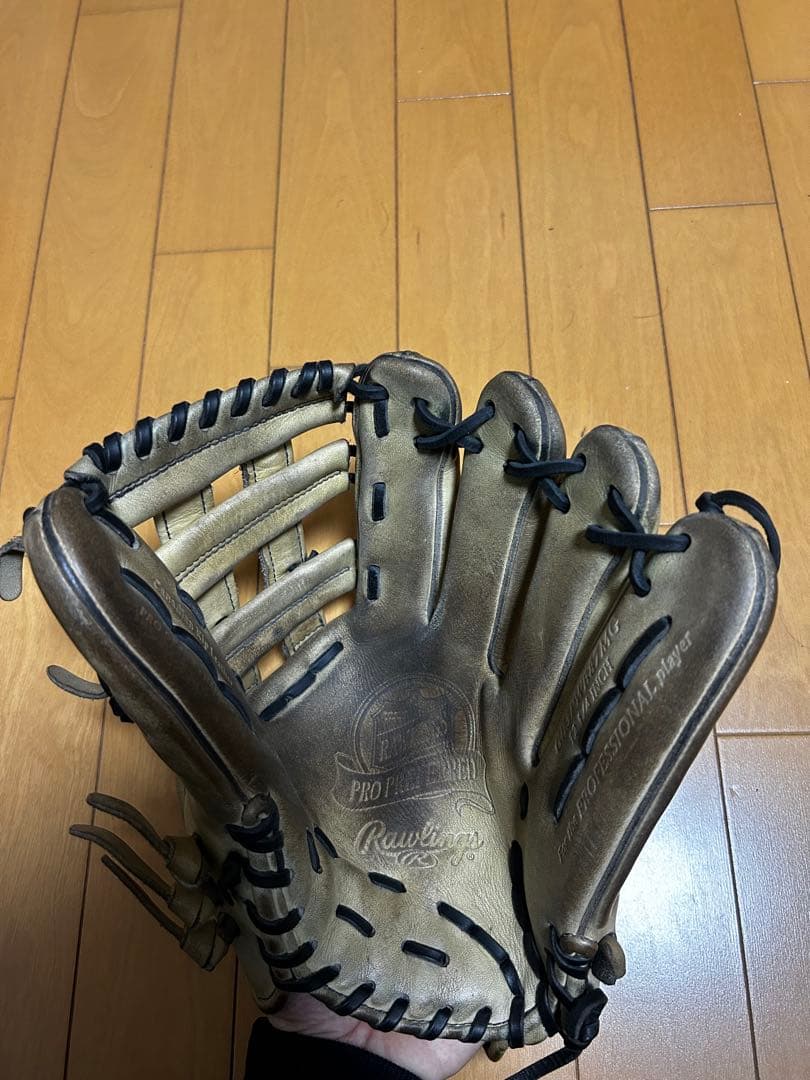 Rawlings ベージュ 硬式外野用グローブ