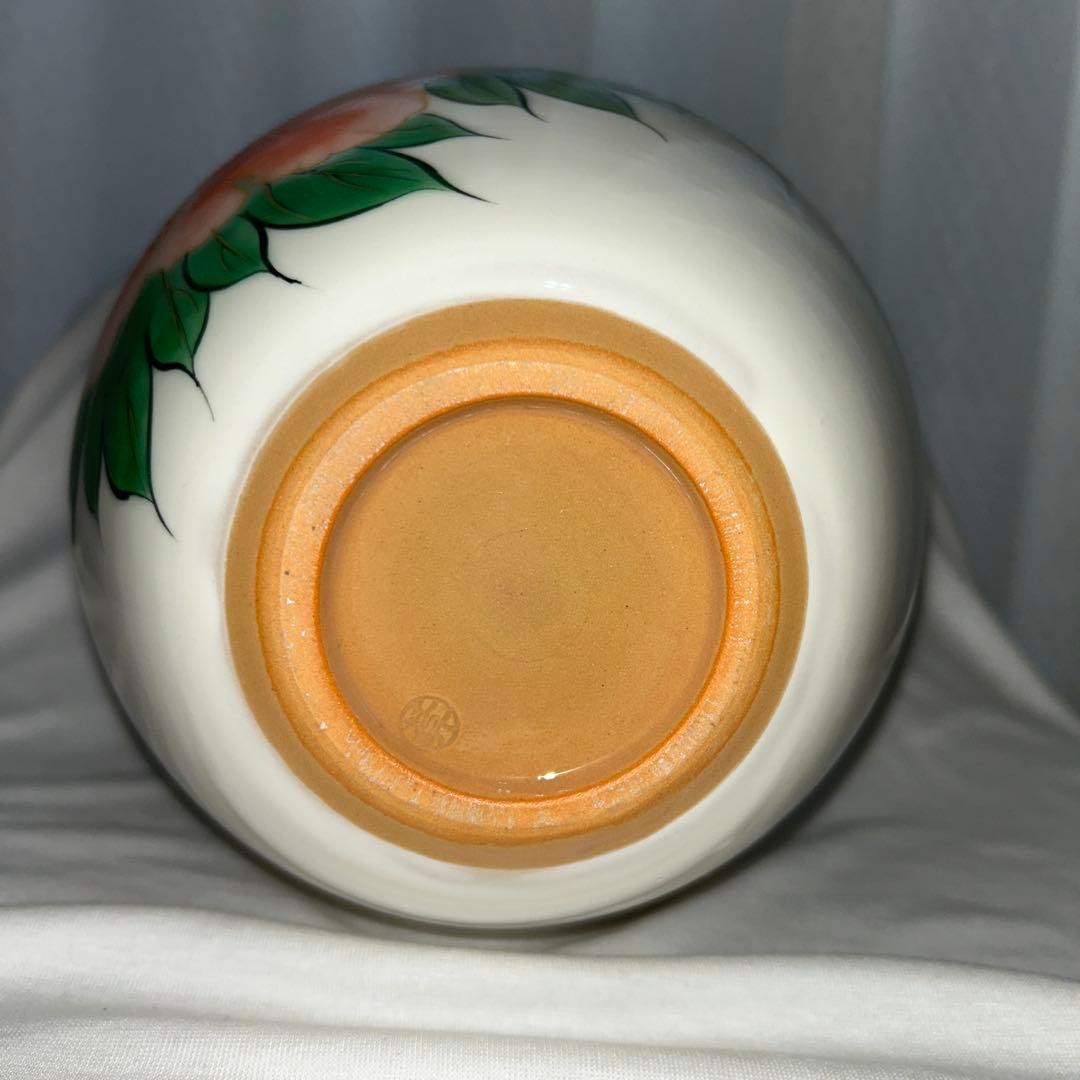 ★ haru★陶葊　花瓶　牡丹　陶あん