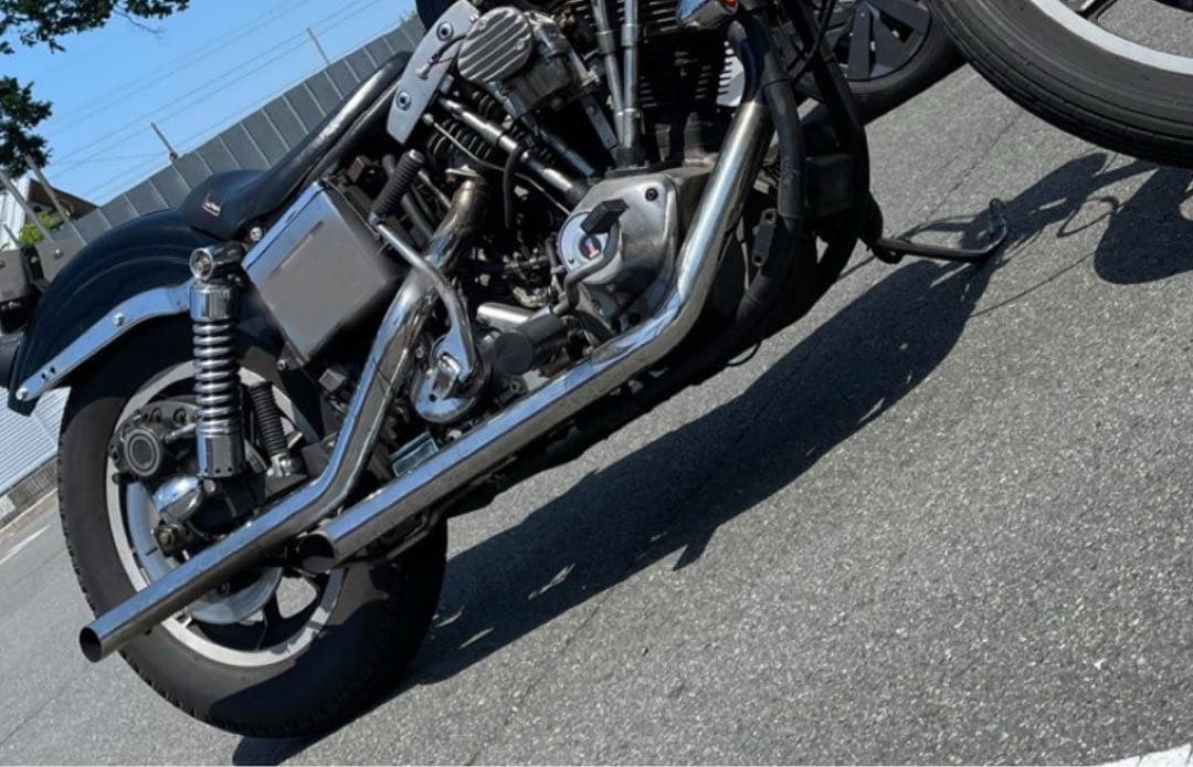 ハーレー　ショベル　ステンレス マフラー （パウコ）